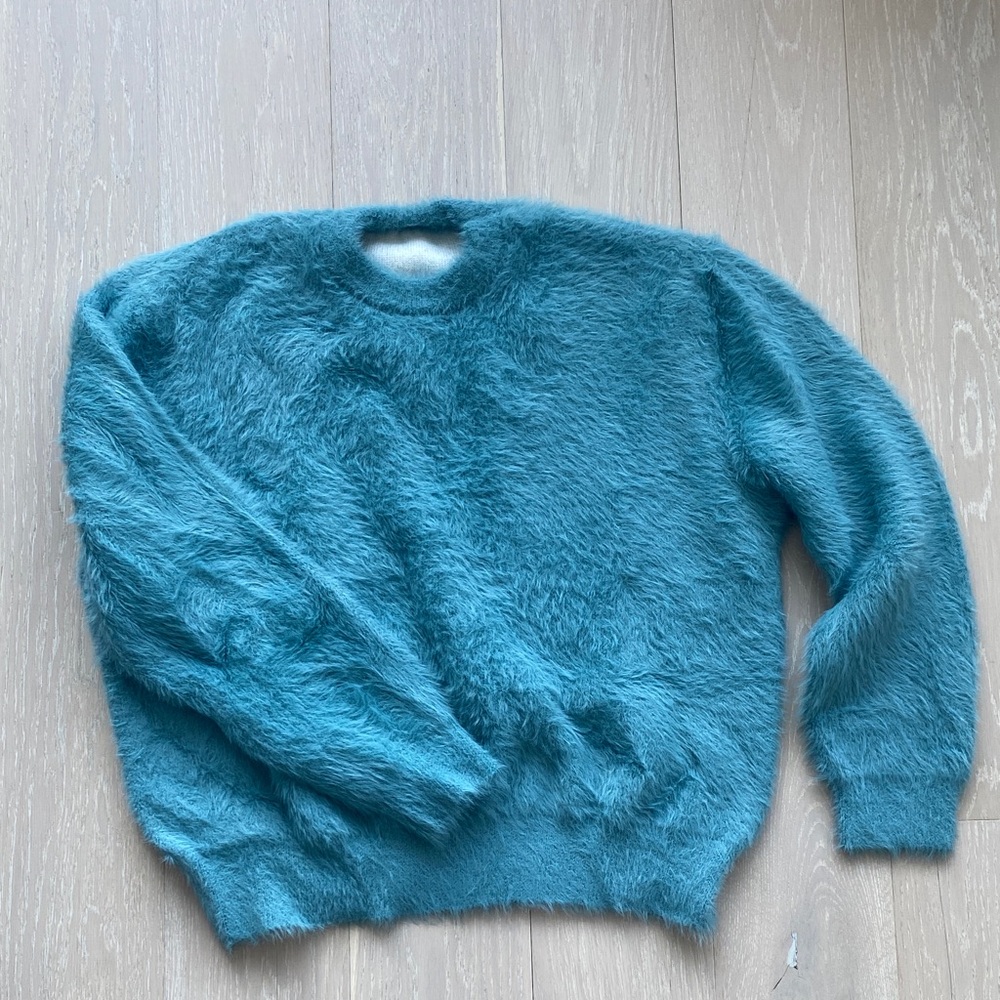 Women Blue Teal Sweater